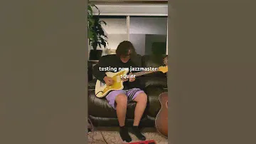 Testing new Jmascis Jazzmaster Squier 🫣😮‍💨