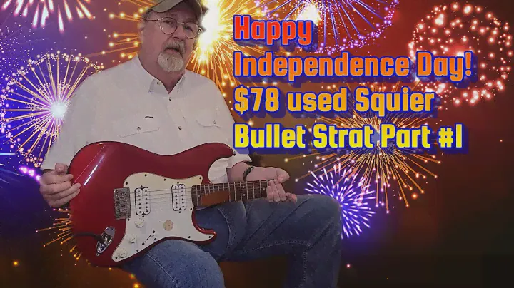 Used 2010 Squier Bullet Strat unboxing and review part #1