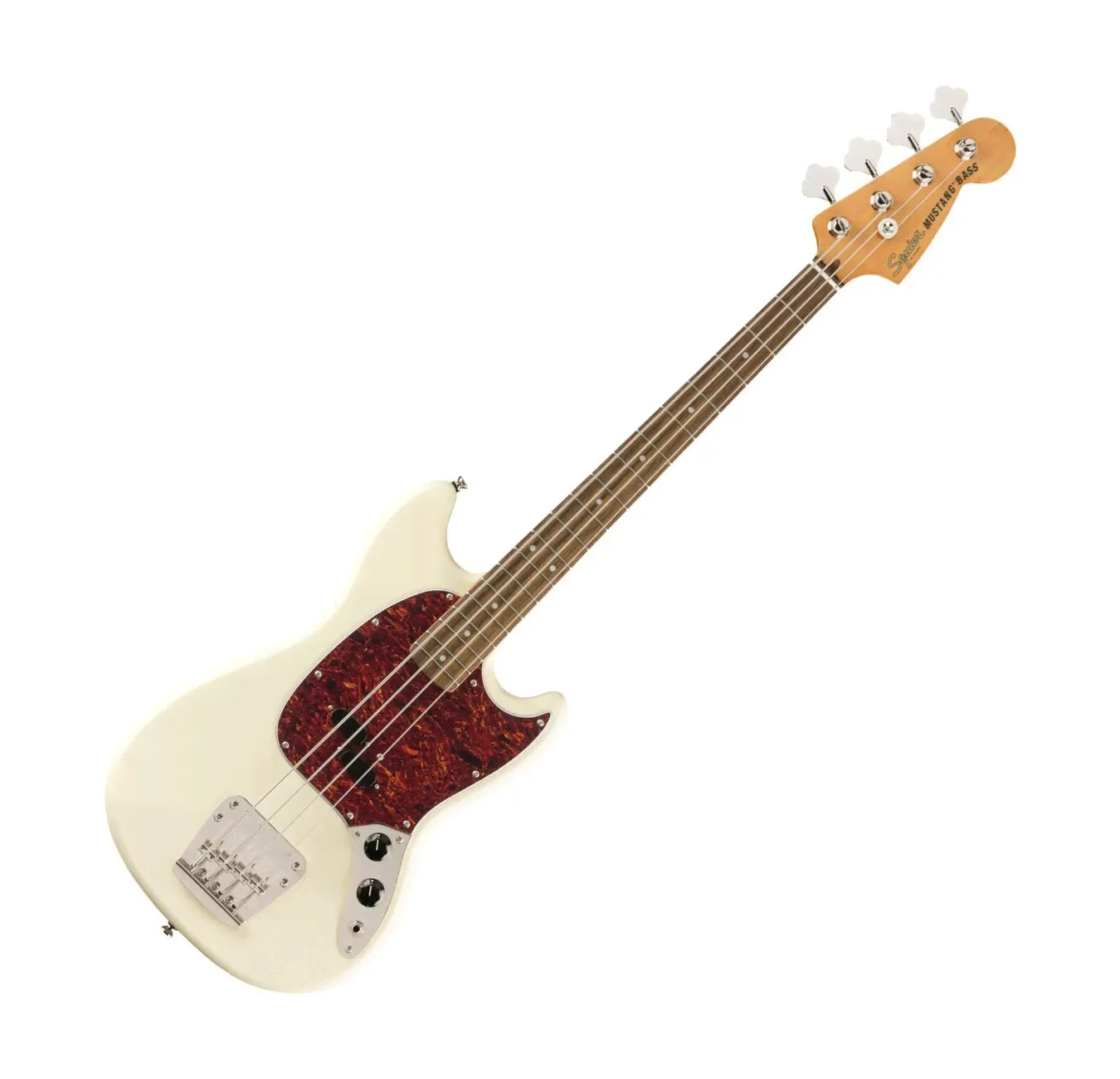 FENDER SQUIER CLASSIC VIBE 60S MUSTANG BASS LRL OLYMPIC WHITE-0