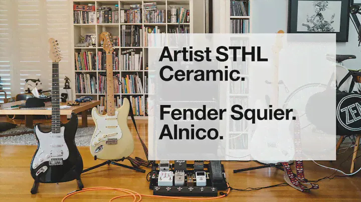 Artist STHL Ceramic Pickups vs Fender Squier Alnico Pickups