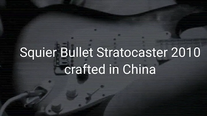 Squier Bullet Stratocaster 2010 CIC