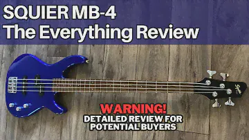 Squier MB4 Bass Guitar - The Everything Review