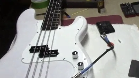 Squier Affinity Precision Bass Full Setup Including Fret Finishing