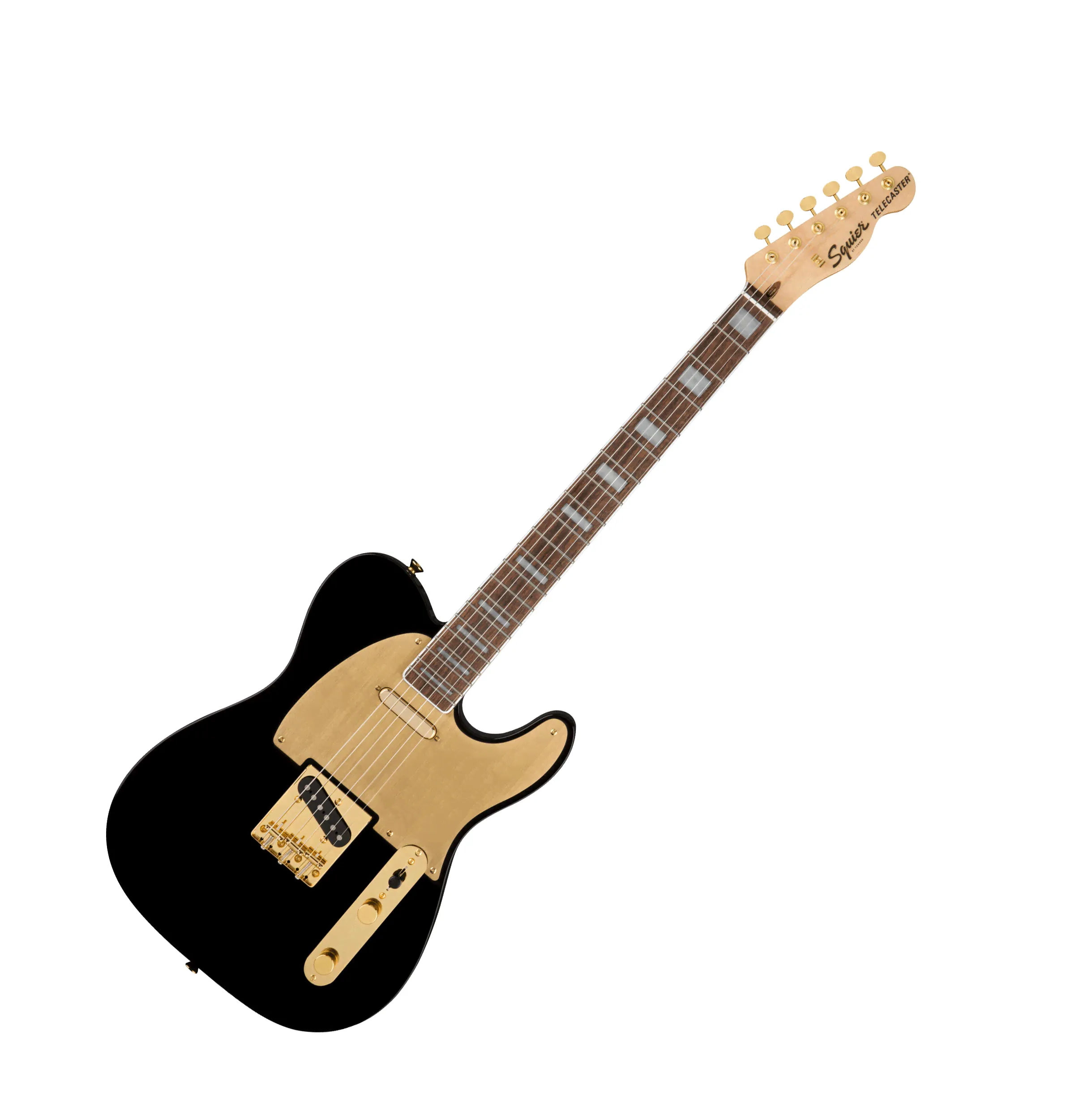 SQUIER 40TH ANNIVERSARY GOLD EDITION TELECASTER BLACK-0
