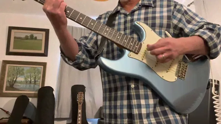 2012 Squier Classic Vibe ‘60s Stratocaster Lake Placid Blue Matching Headstock Limited Edition China