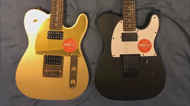 Squier Jim Root Telecaster and John 5 Telecaster unboxing