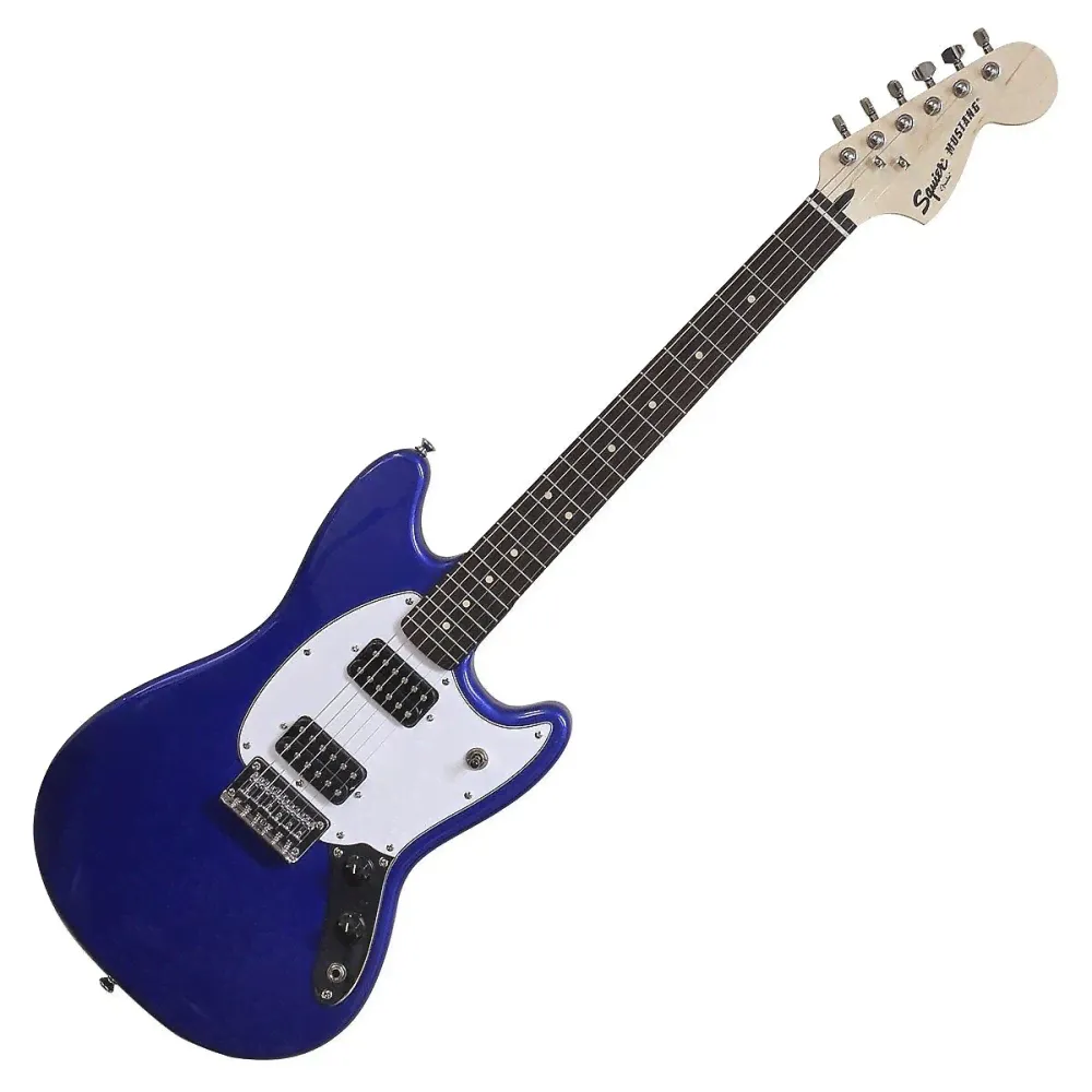 Электрогитара FENDER SQUIER BULLET MUSTANG HH IMPB, синий-0