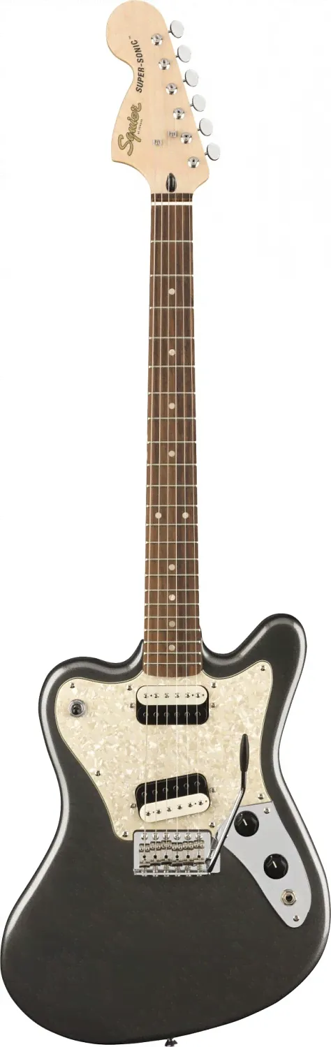 SQUIER Paranormal Super-Sonic™, Laurel Fingerboard, Graphite Metallic-1