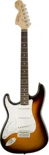 FENDER SQUIER AFFINITY STRATOCASTER LEFT HANDED LRL BROWN SUNBURST - левосторонняя электрогитара