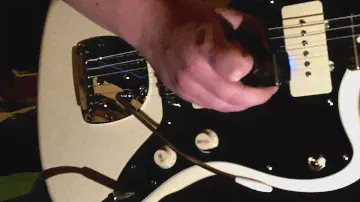 Squier J Mascis Jazzmaster - Modified with trem abuse - Mic'd