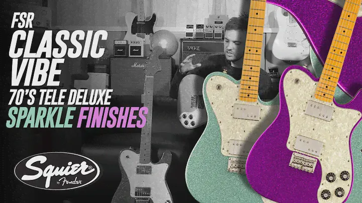 Новые блестящие ретро-отделки! | Squier FSR Classic Vibe Tele Deluxe 70-х годов