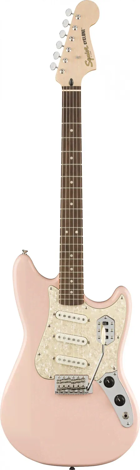 Fender Squier Paranormal Cyclone®, Laurel Fingerboard, Shell Pink электрогитара, цвет Shell Pink-0