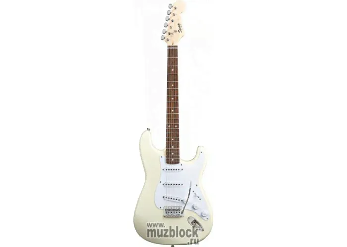 FENDER SQUIER BULLET STRATOCASTER TREMOLO HSS RW ARCTIC WHITE - электрогитара
