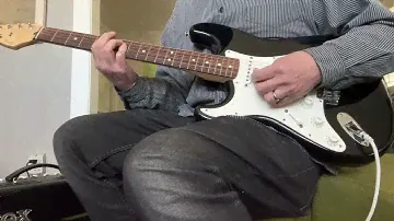 1994 Fender Left Hand Stratocaster Black Label Made in Mexico Squier Series Lefty Strat