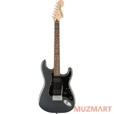 Squier Affinity Stratocaster HH LRL Charcoal Frost Metallic Электрогитара