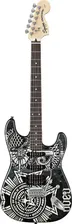 ЭЛЕКТРОГИТАРА FENDER SQUIER OBEY GRAPHIC STRATOCASTER HSS RW DISSENT