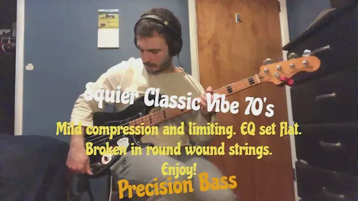 Squier Classic Vibe 70's Precision Bass Demo