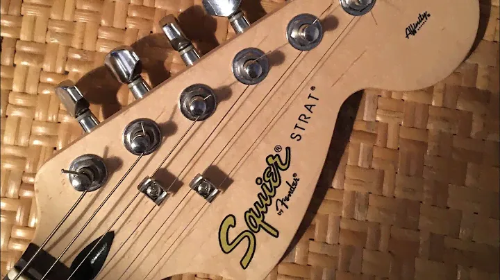 Review: Fender Squier Affinity HSS 2015 CAR made in Indonesia test demo beginner guitar