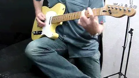 Fender Telecaster Vintage White Guitar Demo Korean Made.  One Bad Ass Tele