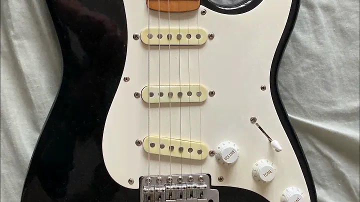 Squier E9 Korean Stratocaster 1988/89 честный обзор (лайк и подписка)