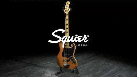 Squier by Fender Vintage Modified Jazz Bass V 5-String, Natural | Gear4music demo