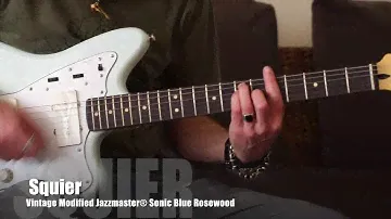 Squier Vintage Modified Jazzmaster® Sonic Blue Rosewood