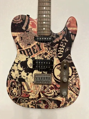 fender squier obey Propaganda Telecaster Limited Edition Electric Guitar 2005