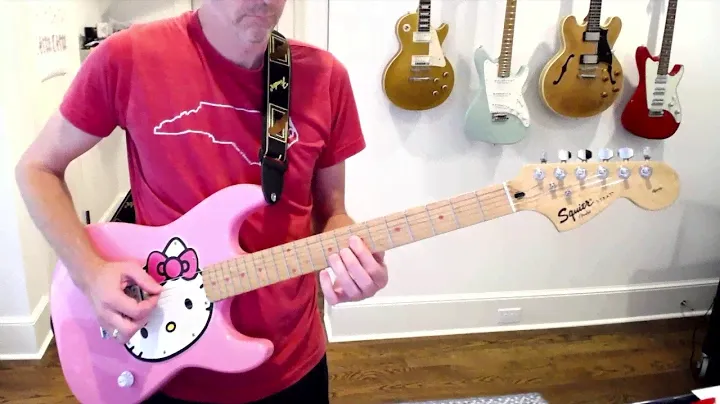Squier Hello Kitty Stratocaster Guitar