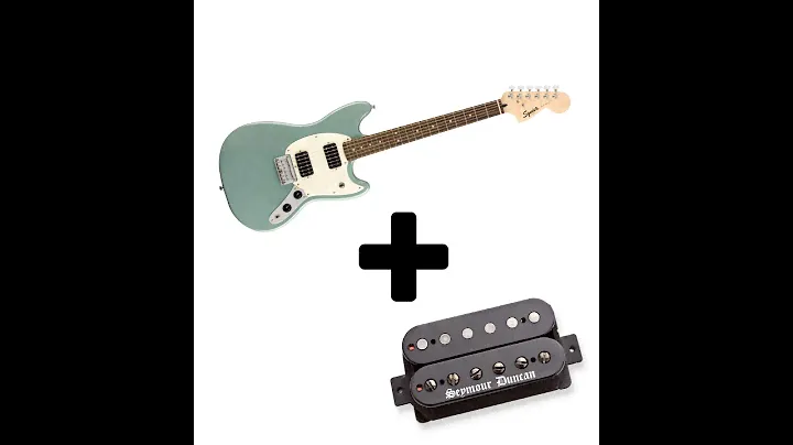 Install Seymour Duncan Black Winter pickup to Squier bullet mustang