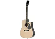 FENDER SQUIER SA-105CE DREADNOUGHT NAT W/FISHMAN PREAMP - гитара электроакустическая