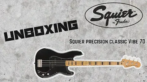 Squier Precision Classic Vibe 70 (Made in Indonesia) - Unboxing
