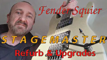 Squier Stagemaster Guitar - refurb & upgrade