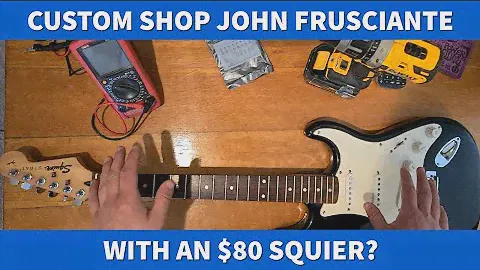 Как превратить Squier за 80 долларов в Stratocaster Джона Фрушанте 1962 года