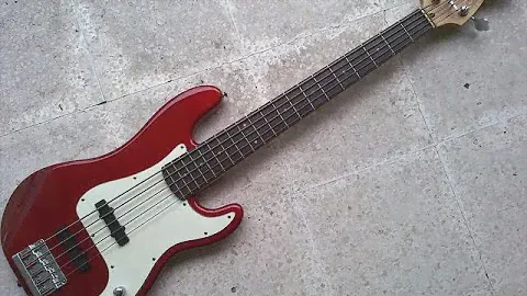 Squier Precision Bass 5 Standard Series Upgraded Demo