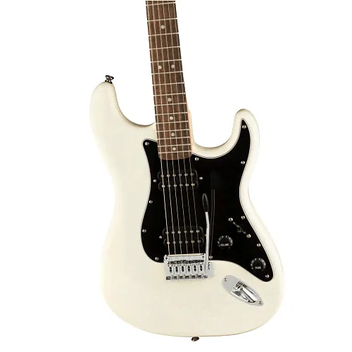 Fender Squier Affinity Stratocaster HH LRL Olympic White Электрогитара.-3