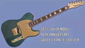 Squier Model 40th Anniversary Gold Edition Telecaster #guitar #guitarist #fender #squierclassicvibe
