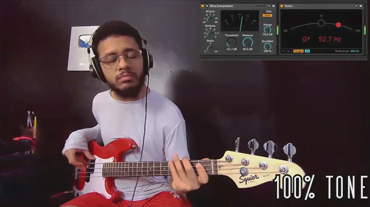 Squier Mini Precision Bass Mini Demo Plus Mini Tips XD