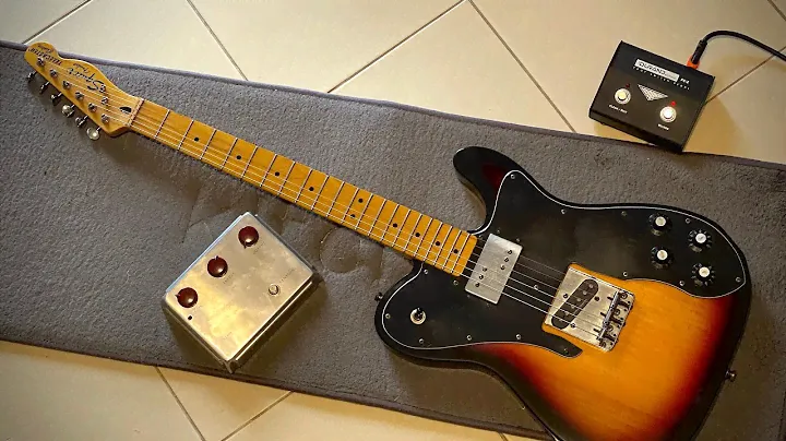 squier classic vibe telecaster 70s custom 2012 Demo clean&Klon