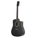 SQUIER by FENDER SA-105CE DREADNOUGHT BLACK FISHMAN PREAMP