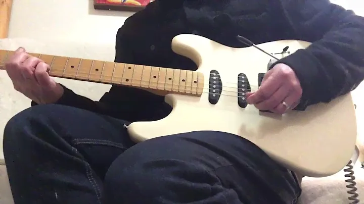 1989 Squier II Stratocaster HSS Pearl White Korea