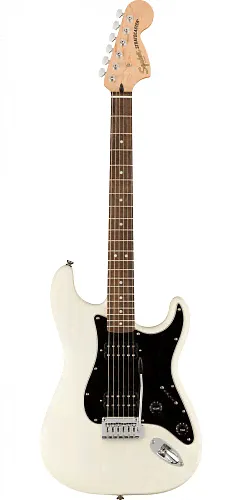 Fender Squier Affinity Stratocaster HH LRL Olympic White Электрогитара.-4