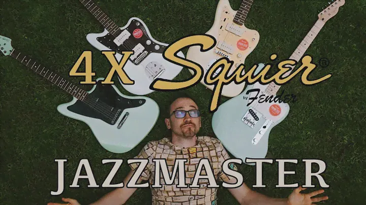 4xSquier Jazzmaster: Classic Vibe, J Mascis, Contemporary Active HH, Offset telecaster