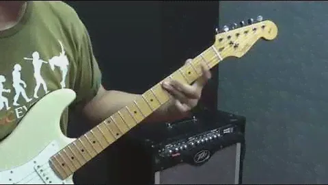 squier stratocaster made in korea 1996 (clean sound)