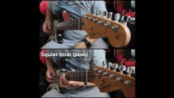 Fender Vs Squier: Stratocaster clean tone