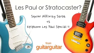 Buying Your First Guitar - Les Paul or Stratocaster?