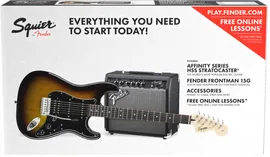 Squier Affinity Stratocaster® HSS Pack электрогитара в наборе