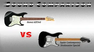 Sound Comparison: Ibanez AZES40 vs Squier Contemporary Stratocaster Special - by Gerry Tentler
