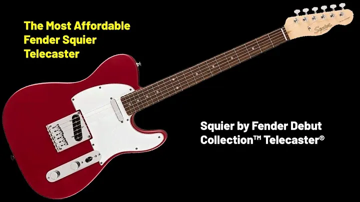 Squier by Fender Debut Collection™ Telecaster® - The Most Affordable Fender Squier Telecaster