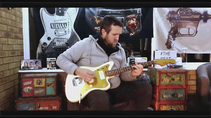 Squier By Fender J Mascis Jazzmaster Vintage White Demo