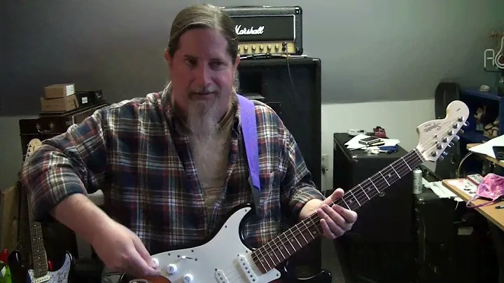 Lefty Squier Affinity Strat Strung Up Righty